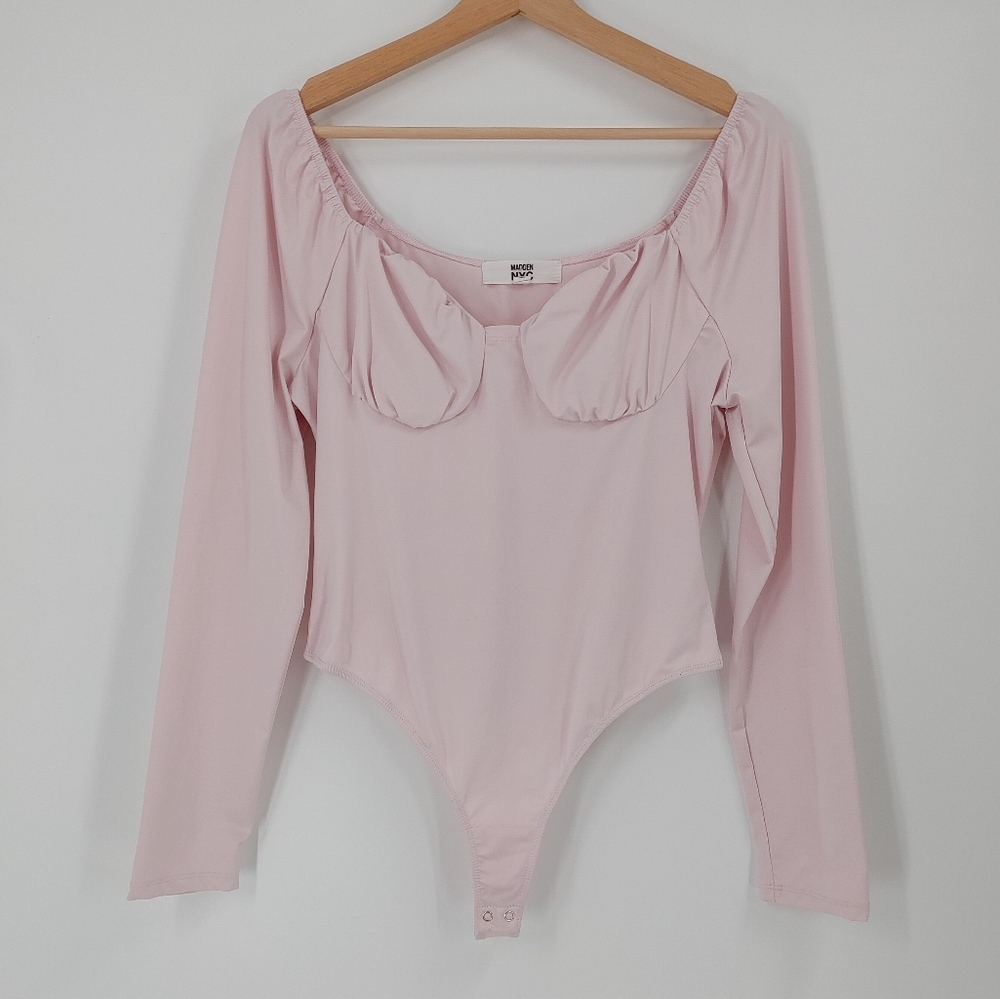 Madden NYC Emma Long Sleeve Bodysuit